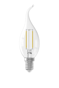 Calex Filament LED Lamp - E14 - BXS35 - Clear - 2W