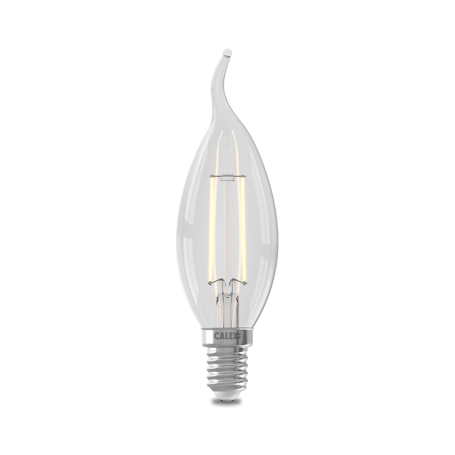 Calex Filament LED Lamp - E14 - BXS35 - Clear