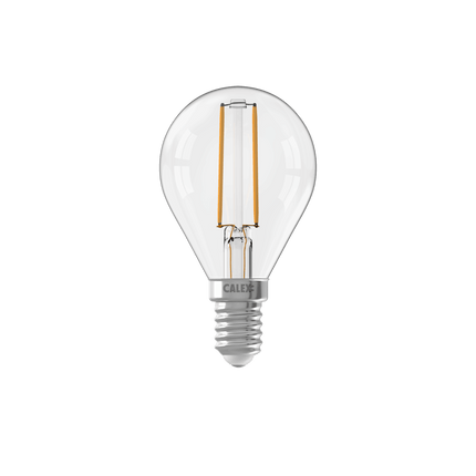Calex Filament LED Lamp - E14 - P45 - Clear