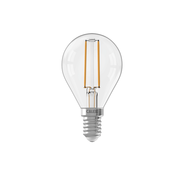 Calex Filament LED Lamp - E14 - P45 - Clear