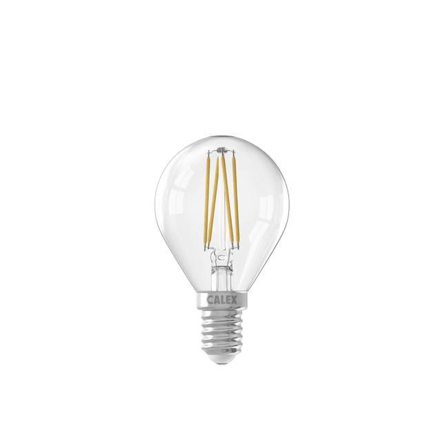 Calex Filament LED Lamp - E14 - P45 - Clear