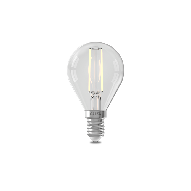 Calex Filament LED Lamp - E14 - P45 - Clear