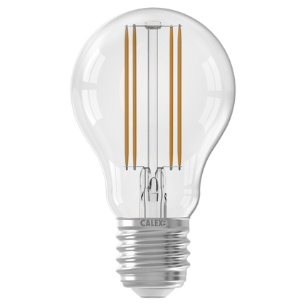 Calex Filament LED Lamp - E27 - A60 - Clear - 7.5W - Dimmable