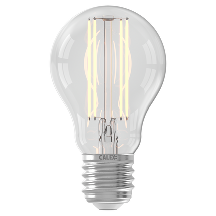 Calex Filament LED Lamp - E27 - A60 - Clear - 7.5W - Dimmable