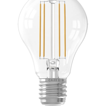 Calex Filament LED Lamp - E27 - A60 - Clear - 8W
