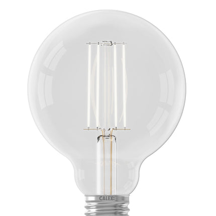Calex Filament LED Lamp - E27 - G95 - Clear - 7W