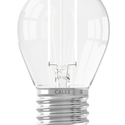 Calex Filament LED Lamp - E27 - P45 - Clear - 2W