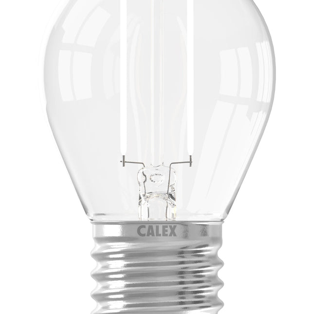 Calex Filament LED Lamp - E27 - P45 - Clear - 2W
