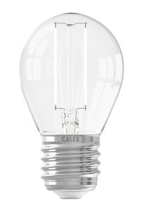 Calex Filament LED Lamp - E27 - P45 - Clear - 2W