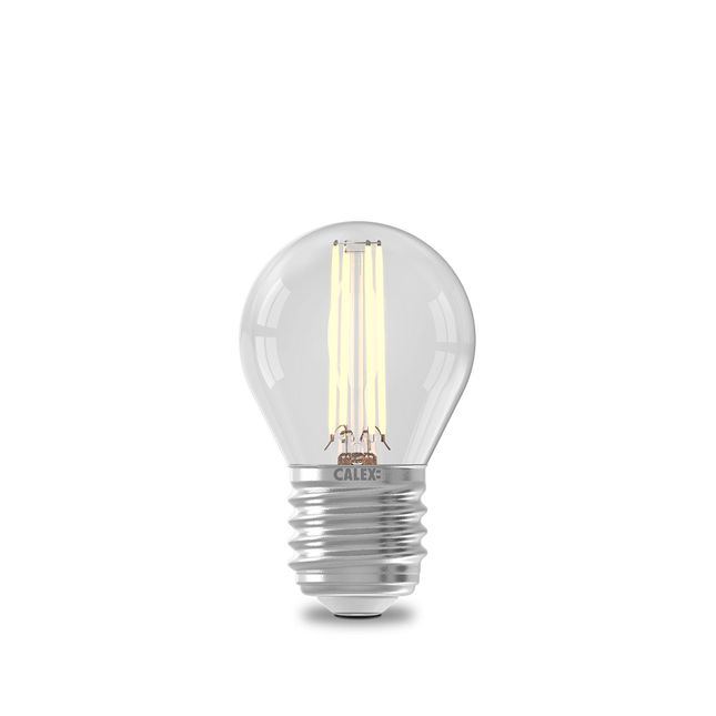 Calex Filament LED Lamp - E27 - P45 - Clear