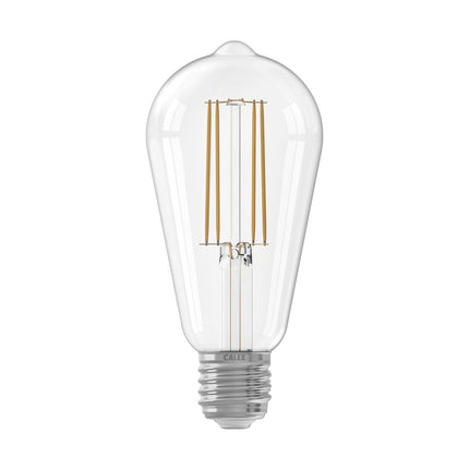 Calex Filament LED Lamp - E27 - ST64 - Clear - 7W
