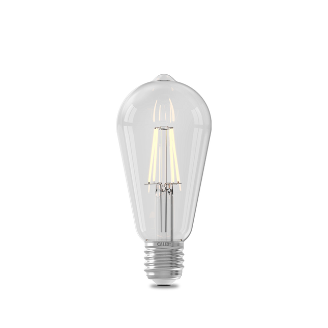 Calex Filament LED Lamp - E27 - ST64 - Clear