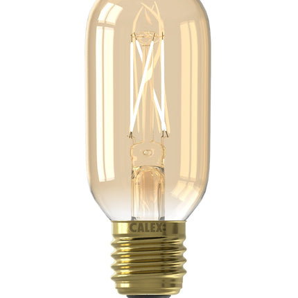 Calex Filament LED Lamp - E27 - T45 - Gold - 4W - Dimmable