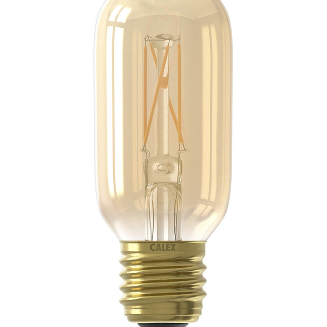 Calex Filament LED Lamp - E27 - T45 - Gold - 4W - Dimmable