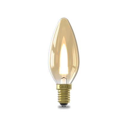 Calex Flame - E14 - B35 - Gold