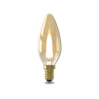 Calex Flame - E14 - B35 - Goud