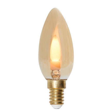 Calex Flame Lamp - E14 - B35 - Gold - 1W