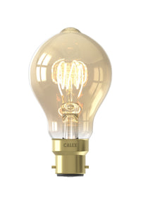 Calex Flexfilament-LED-Lampe - B22 -A60- Gold - 3,8W - Dimmbar
