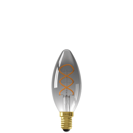 Calex Flex Filament LED Lamp - E14 - B35 - Titanium