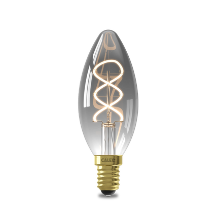 Calex Flex Filament LED Lamp - E14 - B35 - Titanium