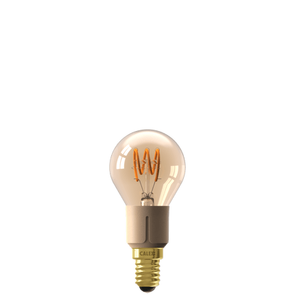 Calex Flex Filament LED Lamp - E14 - P45 - Gold