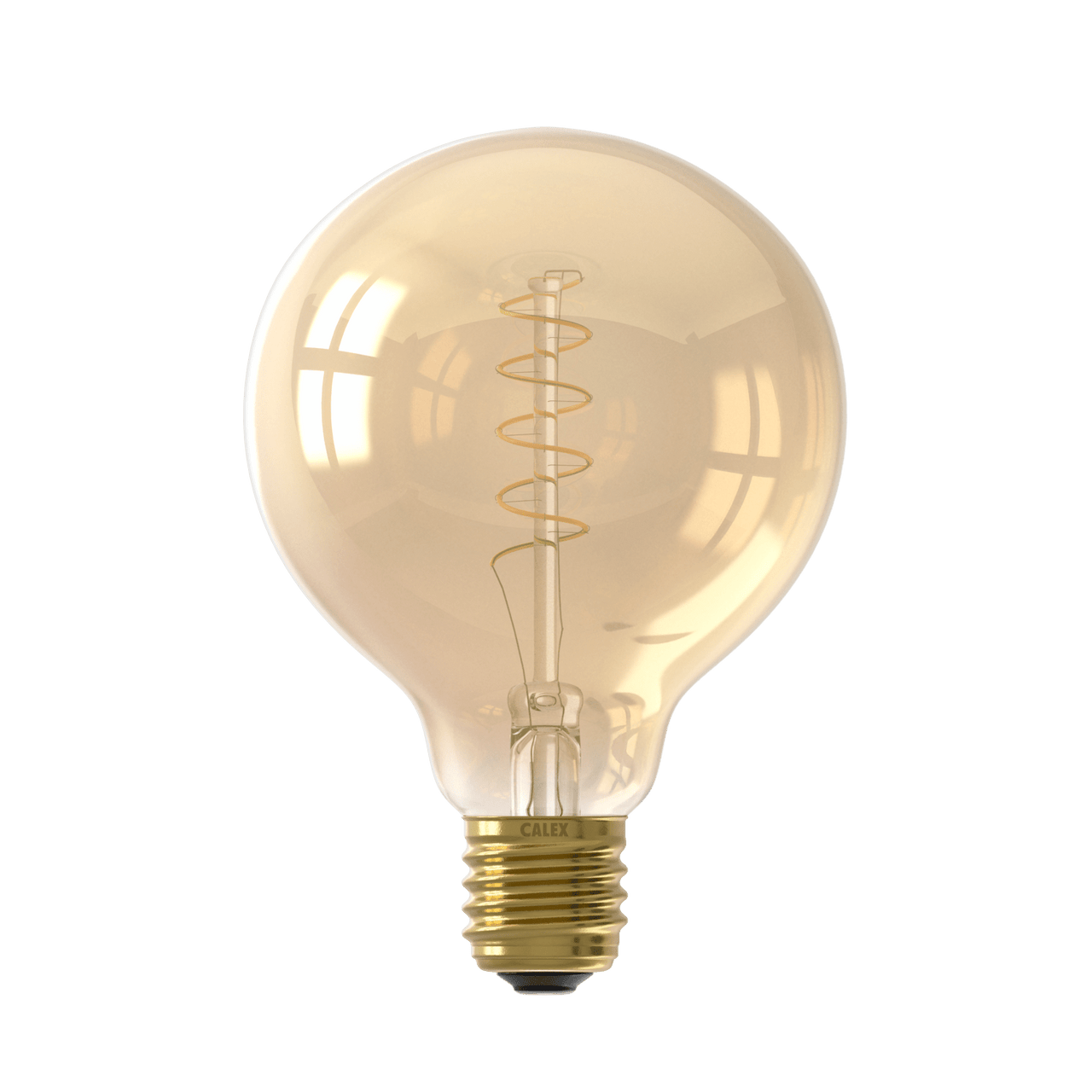 Calex Led Filament Calex Flex Filament LED Lamp - E27 - G95 - Gold