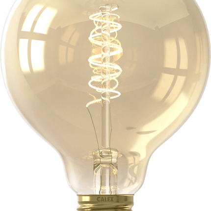 Calex Led Filament Calex Flex Filament LED Lamp - E27 - G95 - Gold
