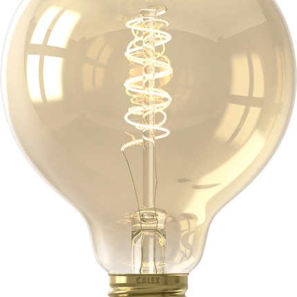 Calex Flex Filament LED Lamp - E27 - G95 - Gold