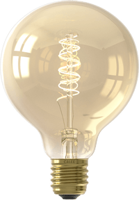 Calex Flex Filament LED Lamp - E27 - G95 - Gold