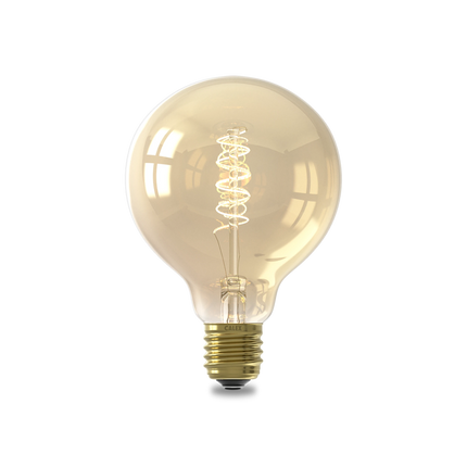 Calex Flex Filament LED Lamp - E27 - G95 - Gold
