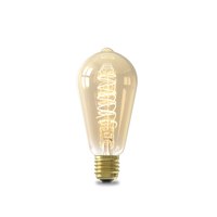 Calex Flex Filament LED Lamp - E27 - ST64 - Gold