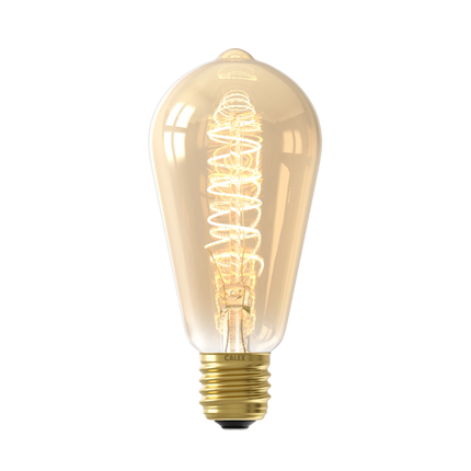 Calex Flex Filament LED Lamp - E27 - ST64 - Gold