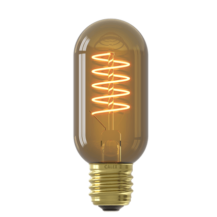 Calex Flex Filament LED Lamp - E27 - T45 - Gold