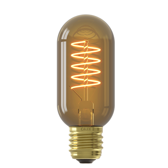 Calex Flex Filament LED Lamp - E27 - T45 - Gold