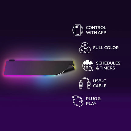 Calex Gaming XXL Mouse Pad - 90 x 30cm - RGB