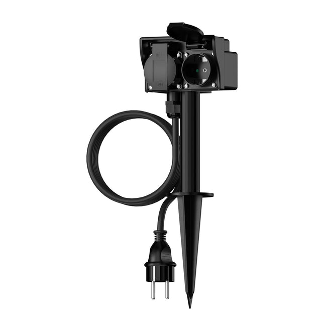 Calex Garden Receptacle - 2-way - Ground pen - 1.4m
