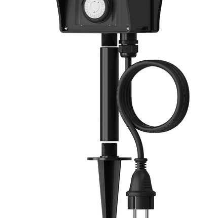 Calex Garden Receptacle - 2-way - Ground pen - Timer - 1.4m cable