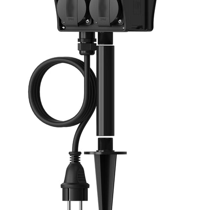 Calex Garden Receptacle - 2-way - Ground pen - Timer - 1.4m cable