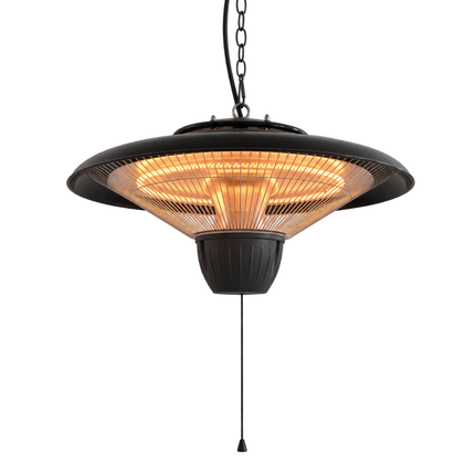 Calex Hanging Patio Heater – 1500W – Black