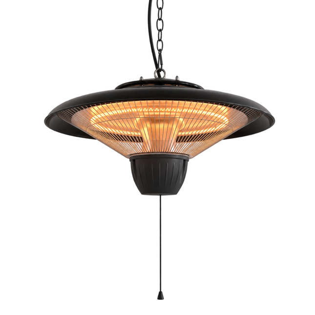 Calex Hanging Patio Heater – 1500W – Black