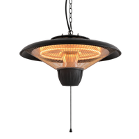 Calex Hanging Patio Heater – 1500W – Black