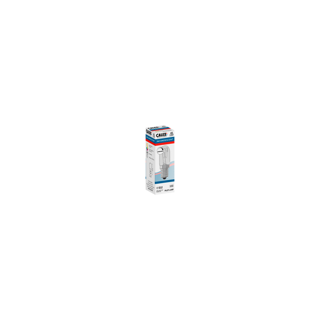 Calex Incandescent Bulb - E12 - T18 - Clear - 10W