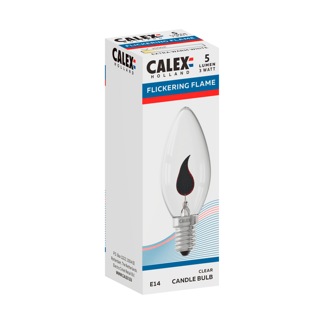 Calex Incandescent Bulb - E14 - B35 - Flame