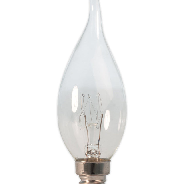 Calex Incandescent Bulb - E14 - BXS35 - Clear - 10W