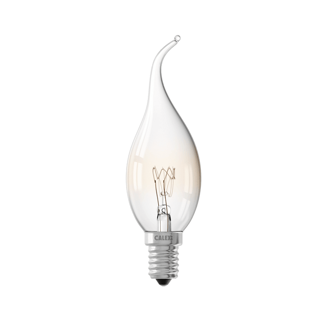 Calex Incandescent Bulb - E14 - BXS35 - Clear