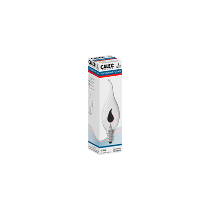 Calex Incandescent Bulb - E14 - BXS35 - Flame