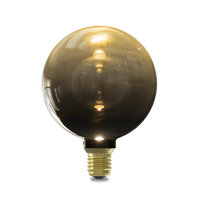 Calex Ampoule Inception - E27 - G125 - Dégradé Noir/Or
