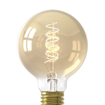 Calex LED Bulb - E27 - Filament - G80 - Gold - 4W - Dimmable