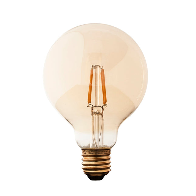 Calex LED Bulb - Filament - E27 - G95 - Gold - 4W