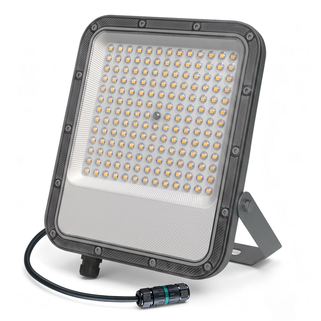 Calex LED Floodlight 100W - 4000K - IP65 - Grey